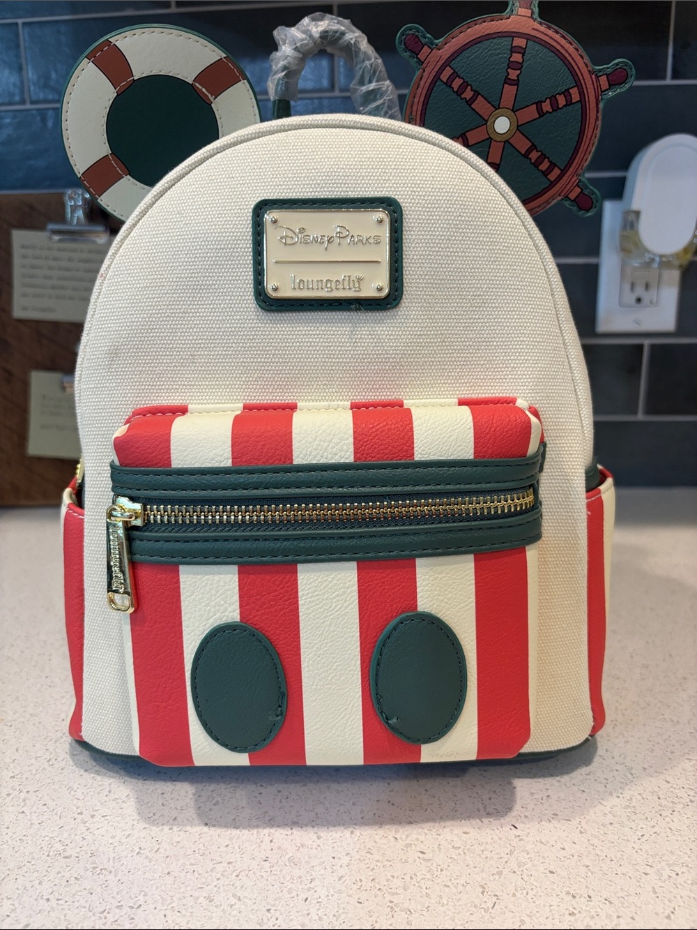 Disney Parks MMA Jungle Cruise Loungefly Backpack NWT with minor callout